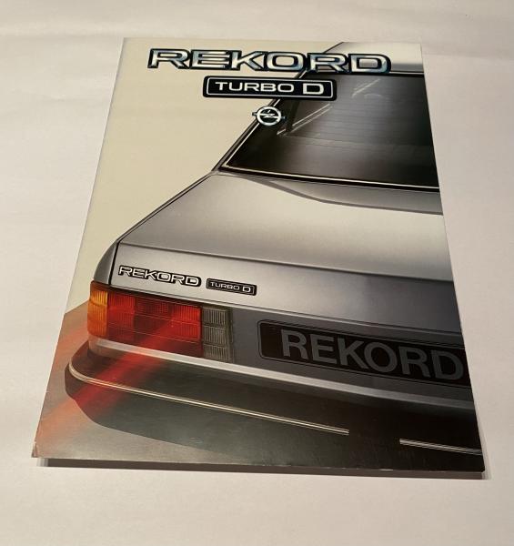 Prospekt Opel Rekord Turbo D